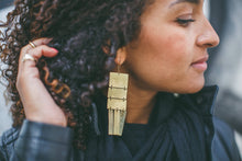 Load image into Gallery viewer, Earring Brass - LIGHT DANCERS LARGE