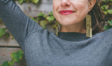 Load image into Gallery viewer, Earring Brass - LIGHT DANCERS LARGE