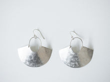 Load image into Gallery viewer, Earring Silver - GODDESS SHIELD MINI / TEXTURED