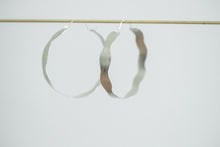 Load image into Gallery viewer, Hoop Earring Silver - FLOW
