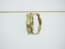 Load image into Gallery viewer, Hoop Earring Brass - FLOW