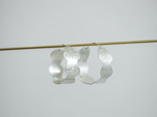 Load image into Gallery viewer, Hoop Earring Silver - WAVE