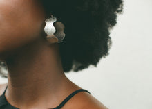 Load image into Gallery viewer, Hoop Earring Silver - WAVE