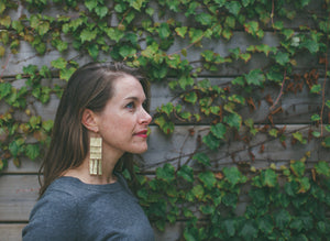 Earring Brass - LIGHT DANCERS LARGE