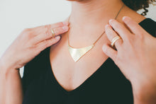 Load image into Gallery viewer, Necklace Brass - SHIELD

