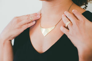 Necklace Brass - SHIELD