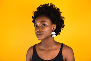 Earring Brass - CATAPILLAR MINI