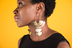 Earring Brass - SUN GODDESS