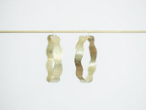 Hoop Earring Brass - FLOW
