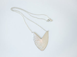Necklace Silver - TULIP SHIELD