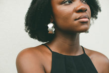 Load image into Gallery viewer, Hoop Earring Silver - WAVE
