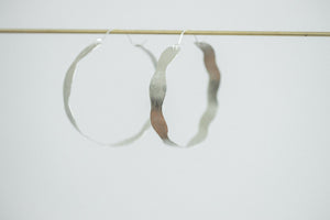 Hoop Earring Silver - FLOW