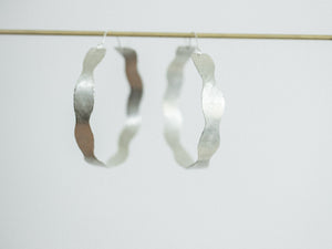 Hoop Earring Silver - FLOW