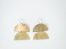 Load image into Gallery viewer, Earring Brass - CATAPILLAR MINI
