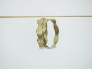 Hoop Earring Brass - FLOW