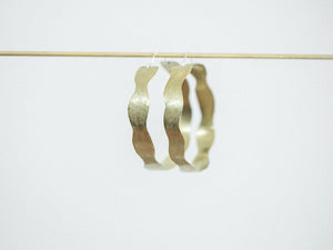 Hoop Earring Brass - FLOW